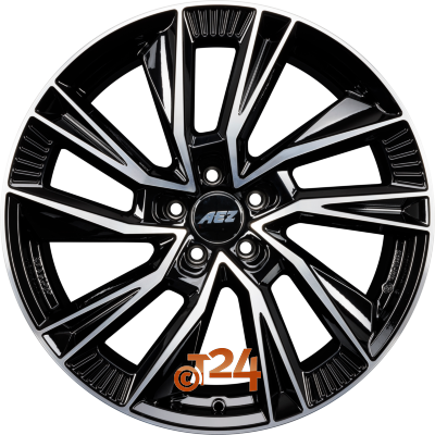 AEZ Velgen - HAVANNA DARK - Schwarz Glanzend Frontpoliert - 19 inch