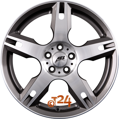 AEZ Velgen - TACANA Anthrazit Frontpoliert - 18 inch