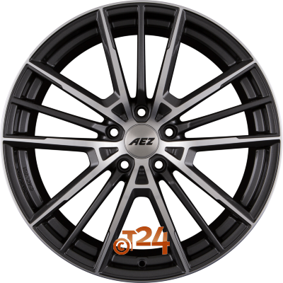 AEZ Velgen - KAIMAN DARK - Gunmetal Frontpoliert - 18 inch