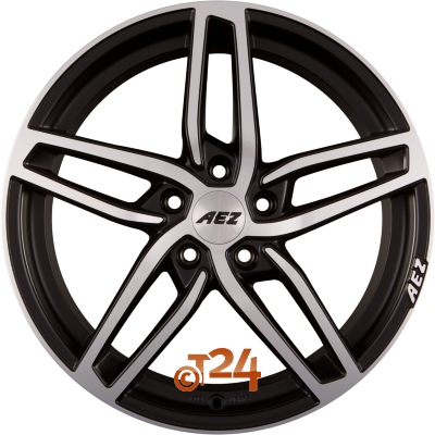 AEZ Velgen - GENUA DARK Black Matt Polished - 19 inch