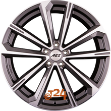 AEZ Velgen - ARUBA DARK - Gunmetal Glanzend Frontpoliert - 18 inch
