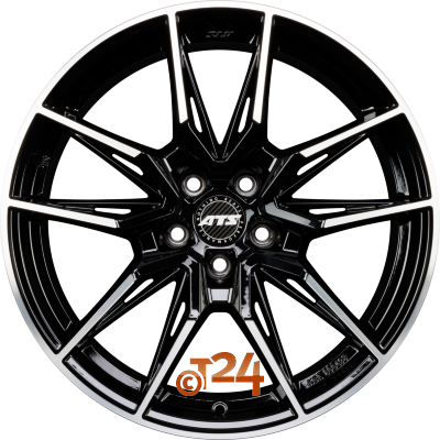ATS Velgen - FORCE Diamant-Schwarz Frontpoliert - 19 inch