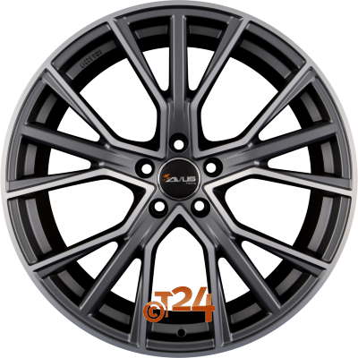 AVUS Racing Velgen - AF18 Matt Anthracite Polished - 21 inch