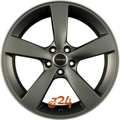 AVUS Racing Velgen - AF10 Matt Anthracite Polished - 18 inch
