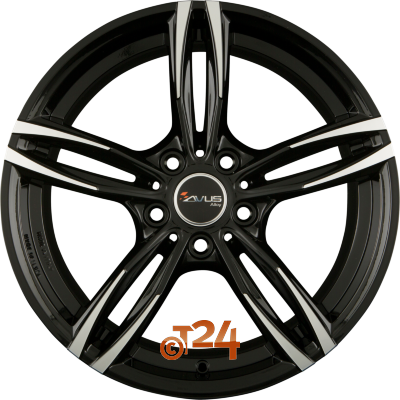 AVUS Racing Velgen - AC-MB3 Black Polished - 19 inch
