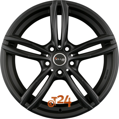 AVUS Racing Velgen - AF15 Matt Black - 17 inch