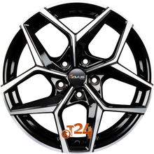 AVUS Racing Velgen - AC-523 Black Polished - 19 inch