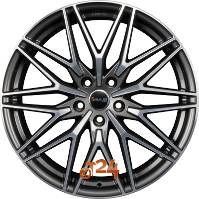 AVUS Racing Velgen - AC-MB6 Anthracite Polished - 19 inch