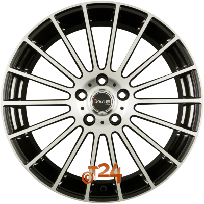 AVUS Racing Velgen - AC-M03 Black Polished - 19 inch