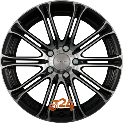 AVUS Racing Velgen - AC-MB1 Black Polished - 17 inch