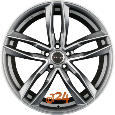 AVUS Racing Velgen - AF16 Matt Anthracite Polished - 21 inch