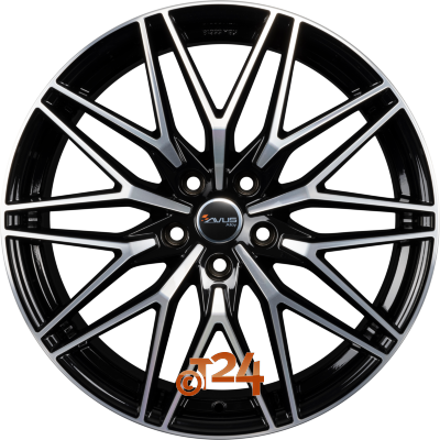 AVUS Racing Velgen - AC-MB6 Black Polished - 19 inch