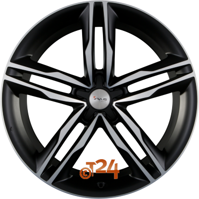 AVUS Racing Velgen - AF6 Matt Black Polished - 19 inch
