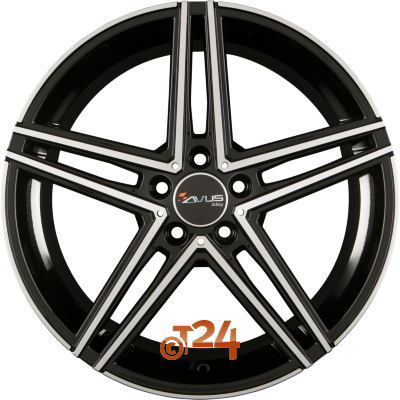 AVUS Racing Velgen - AC-515 Black Polished - 19 inch