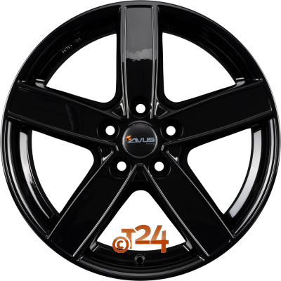 AVUS Racing Velgen - AC-V51 Black - 17 inch
