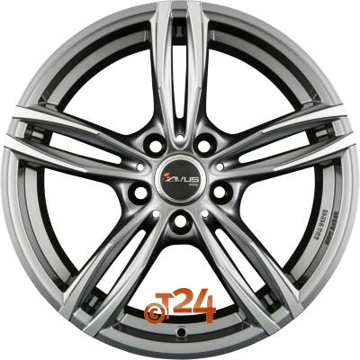AVUS Racing Velgen - AF15 Anthracite Polished - 17 inch