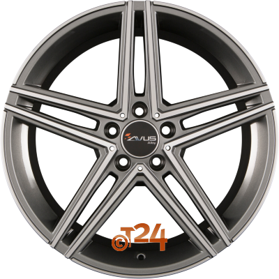 AVUS Racing Velgen - AC-515 Anthracite Polished - 18 inch