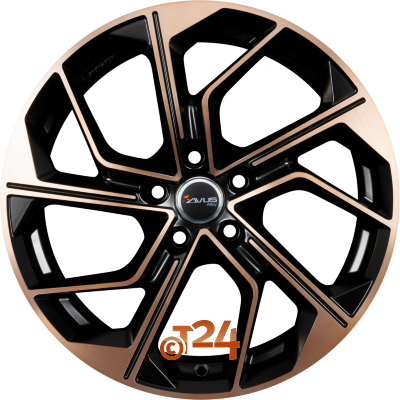 AVUS Racing Velgen - AC-522 Black Copper Polished - 18 inch