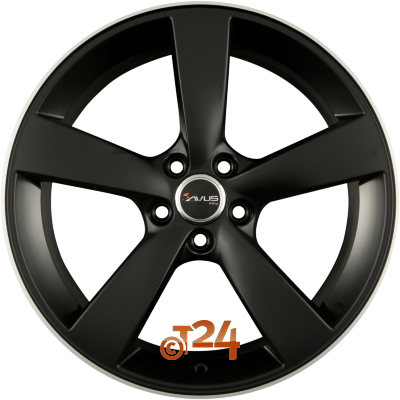 AVUS Racing Velgen - AF10 Matt Black Polished - 19 inch