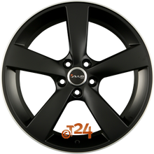 AVUS Racing Velgen - AF10 Matt Black Polished - 19 inch