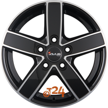 AVUS Racing Velgen - AC-V51 Black Polished - 16 inch