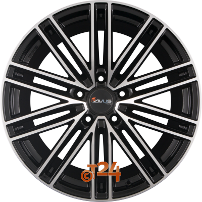 AVUS Racing Velgen - AC-M08 Black Polished - 21 inch
