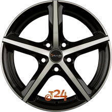 AVUS Racing Velgen - AF8 Black Polished - 17 inch