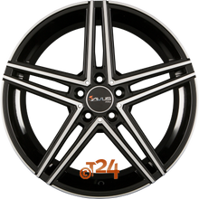 AVUS Racing Velgen - AC-515 Black Polished - 17 inch