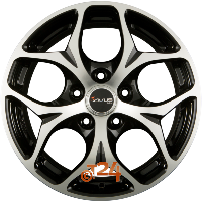 AVUS Racing Velgen - AC-MB2 Black Polished - 18 inch