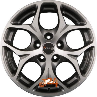 AVUS Racing Velgen - AC-MB2 Anthracite Polished - 18 inch