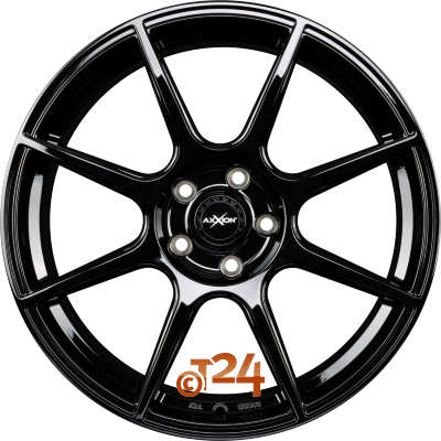 AXXION Velgen - X2 Schwarz Glanzend Lackiert  - 17 inch