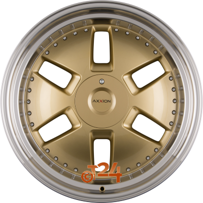 AXXION Velgen - Y1 Gold Glanz Gepolijst velgbed (GG+ / ML+) - 20 inch