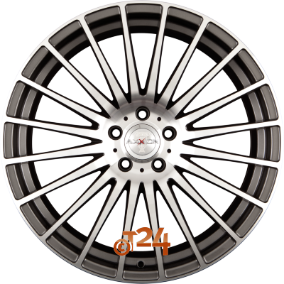 AXXION Velgen - AX5 EXCESS Daytonagrau Hochglanz Poliert  - 20 inch