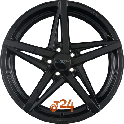 AXXION Velgen - AX10 Schwarz Glanzend Lackiert  - 18 inch