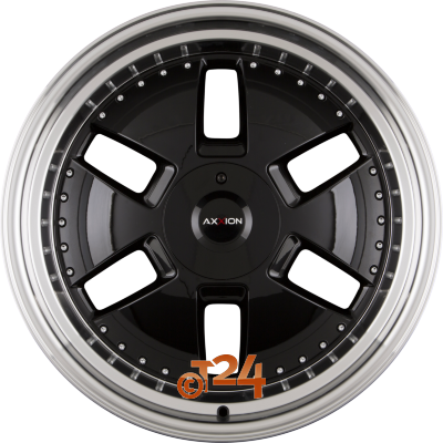 AXXION Velgen - Y1 Schwarz Glanz Gepolijst velgbed (SW+/ ML+) - 21 inch