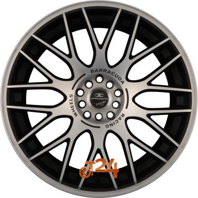 BARRACUDA Velgen - KARIZZMA Matt Black Polished - 19 inch