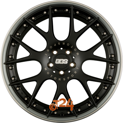 BBS Velgen - CH-RII Wielnaaf Schwarz Matt - Velgbed Titan Matt - 20 inch