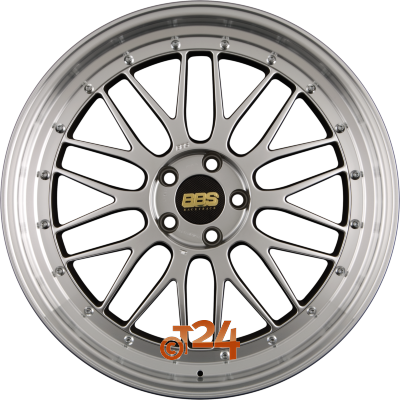 BBS Velgen - LM Brillantsilber - Velgbed Diamantgedraaid - 17 inch