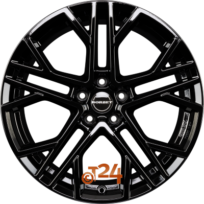 BORBET Velgen - XV Black Glossy - 19 inch