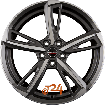 BORBET Velgen - BU1 Mistral Anthracite Glossy Polished - 19 inch