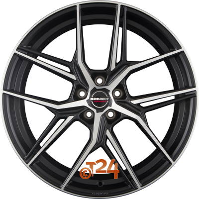 BORBET Velgen - QX Black Polished Matt - 19 inch