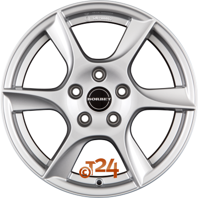 BORBET Velgen - TL Brilliant Silver - 16 inch