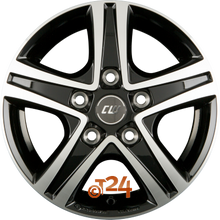 BORBET Velgen - CWD Black Glossy Polished - 16 inch