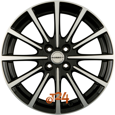 BORBET Velgen - BL4 Black Polished Glossy - 17 inch