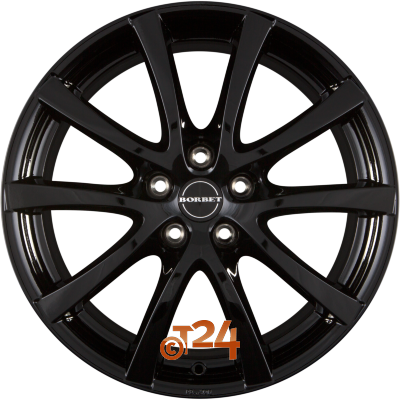 BORBET Velgen - LV5 Black Glossy - 16 inch