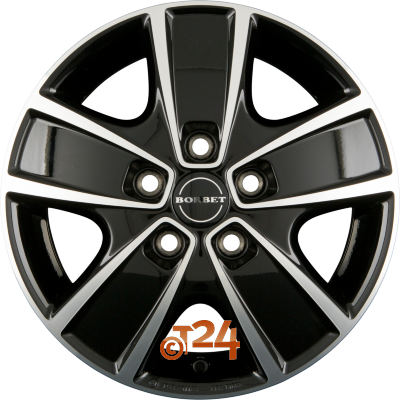 BORBET Velgen - CWG Black Polished - 16 inch