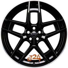 BORBET Velgen - TF Black Rim Polished Glossy - 24 inch
