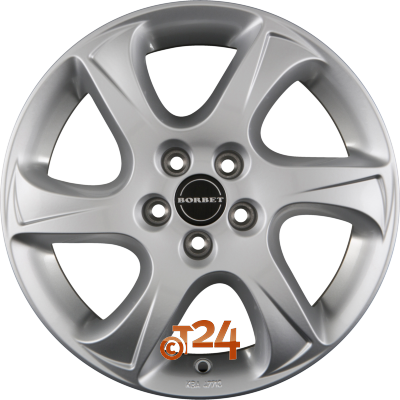 BORBET Velgen - TC Brilliant Silver - 15 inch