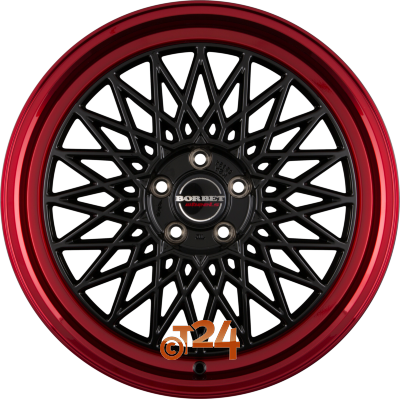 BORBET Velgen - B Black Rim Red - 18 inch