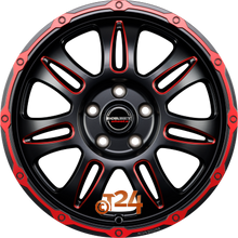 BORBET Velgen - CW8 Red Rim Window Polished Matt - 18 inch